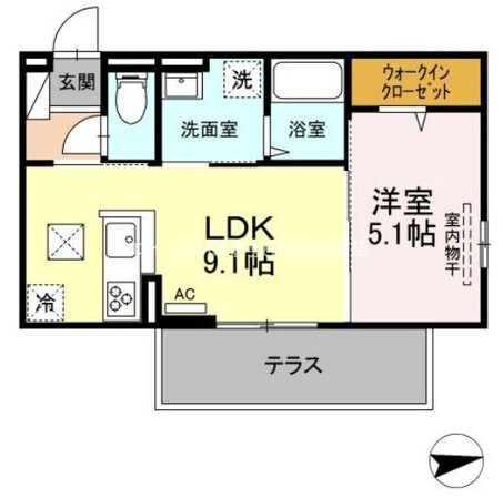 ラ・レコルトⅡの物件間取画像